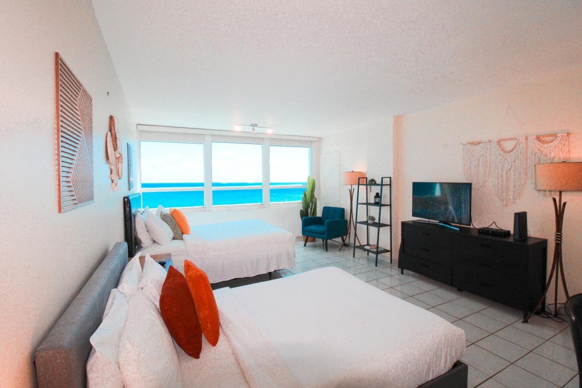 Castle 1733 Ocean View Studio With Direct Beach Access, Pool, Tennis & Free Parking Miami Beach Exterior photo
