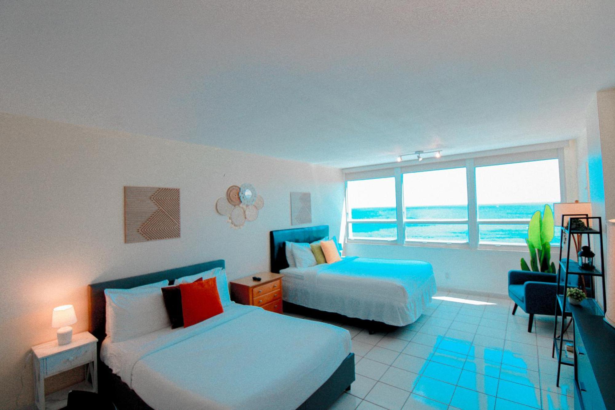 Castle 1733 Ocean View Studio With Direct Beach Access, Pool, Tennis & Free Parking Miami Beach Exterior photo